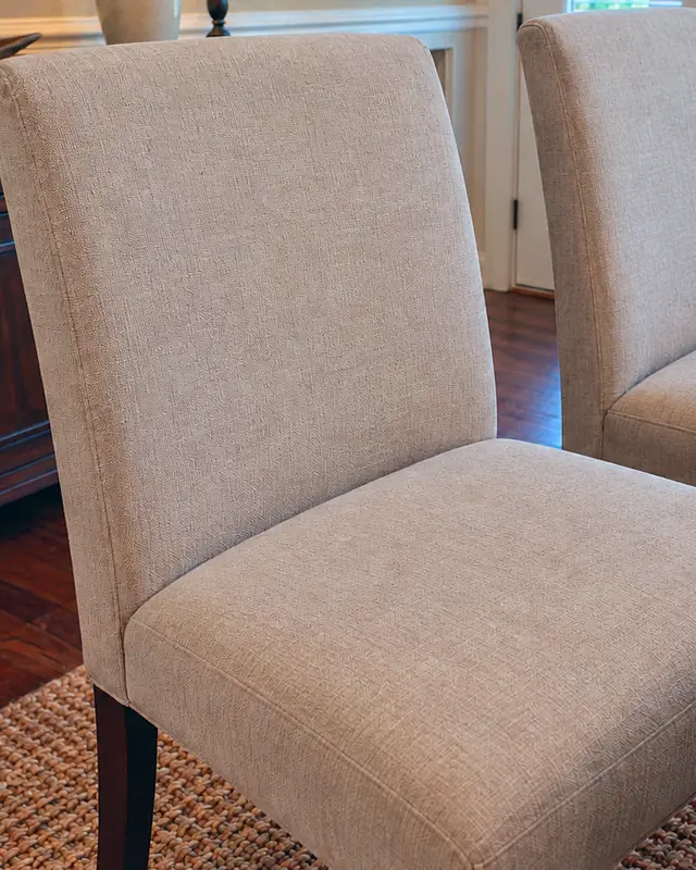 Example, after: dining chair seats